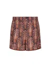Valentino Garavani Printed Cotton Bermuda Shorts In Multi