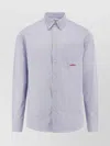 Valentino Striped Shirt With Embroidered Logo