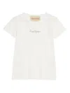 Valentino Cotton Crew Neck T-shirt With Short Sleeves In White