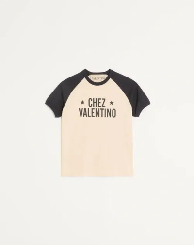 Valentino Men's T-shirt Chez In Neutral