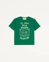 Valentino Cotton T-shirt With Le Chat De La Maison Print