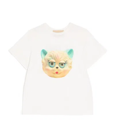 VALENTINO VALENTINO	LE CHAT DE LA MAISON-PRINTED CREWNECK T-SHIRT