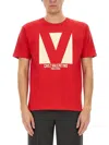 Valentino Crewneck Graphic Print T-shirt Logo