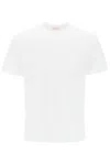 VALENTINO "COTTON T-SHIRT WITH V DETAIL"