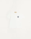 Valentino Cotton T-shirt With Vg Patch In White