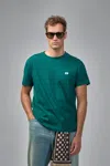 Valentino Garavani T-shirt With Signature Vlogo In Green