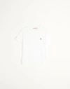 Valentino Vlogo Patch T-shirt With In Ivory