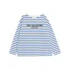 Valentino Chez Logo Long-sleeved Stripe T-shirt