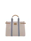 Valentino Cotton Tote Bag In Bianco