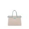 Valentino Antibes Logo Plaque Medium Tote Bag In Multi