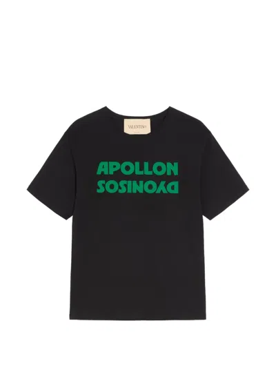 Valentino Garavani Black Cotton T-shirt