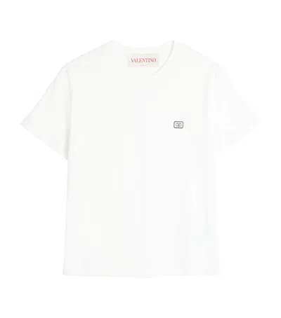 VALENTINO COTTON VLOGO T-SHIRT