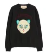 Valentino Garavani Sweater With Le Chat De La Maison Patch In Black