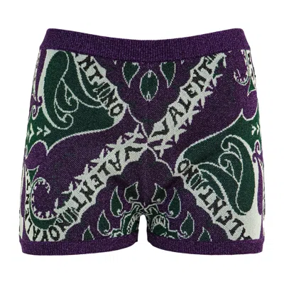 Pre-owned Valentino Coulottes 'green Passion Ink'