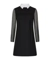 Valentino Mini Smoking Dress In Black