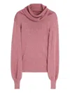Valentino Pull En Lurex Femme Rose Xs