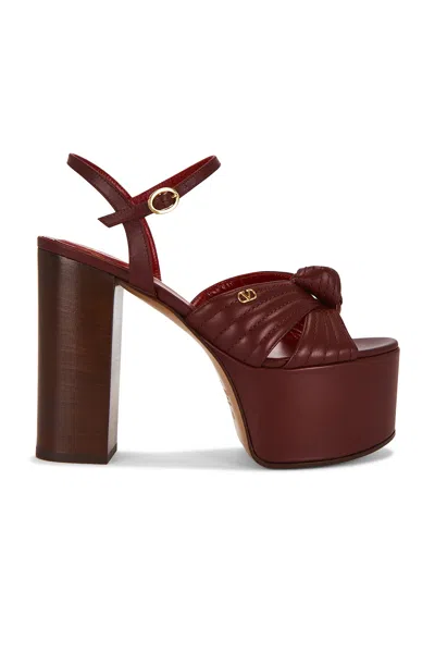 Valentino Garavani Crasher Sandal In Brown