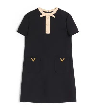 VALENTINO CREPE A-LINE MINI DRESS
