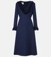 Valentino Crepe Couture Bow-detail Midi Dress