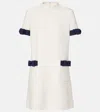 Valentino Crepe Couture Bow-detail Minidress In White