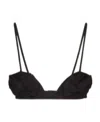Valentino Bralette Aus Crepe Couture Frau Schwarz 40 In Black