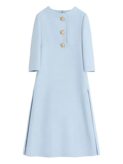 VALENTINO CREPE COUTURE MIDI DRESS