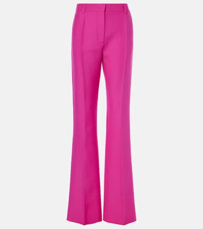 VALENTINO CREPE COUTURE FLARED PANTS