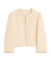 Valentino Garavani Women Cream Crepe Couture Blazer In Nude