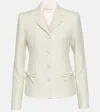 Valentino Crepe Couture Jacket Woman Ivory 38