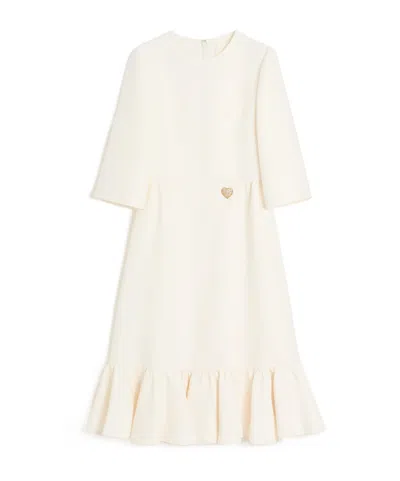 VALENTINO CREPE COUTURE MIDI DRESS