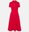 Valentino Midikleid Aus Crepe Couture Frau Rot 38 In Rot