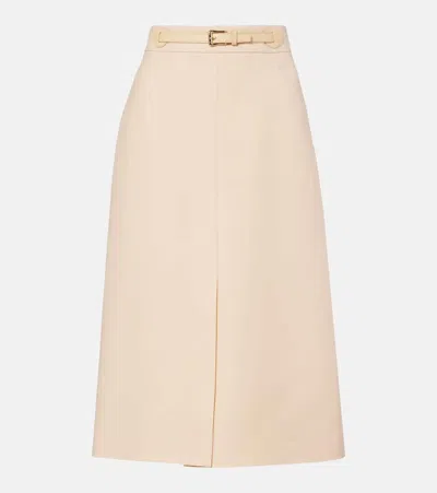 Valentino Crepe Couture Midi Skirt