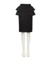 Valentino Knee Length And Midi Skirts With Ruffle Detail In Black