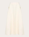 Valentino Crepe Couture Midi Skirt Woman Ivory 38