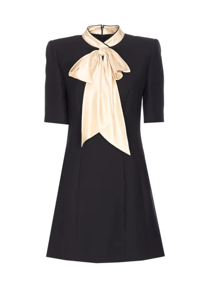 VALENTINO CREPE COUTURE MINI DRESS