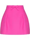 Valentino Crepe Couture Skirt Woman Pink Pp 46 In Pink