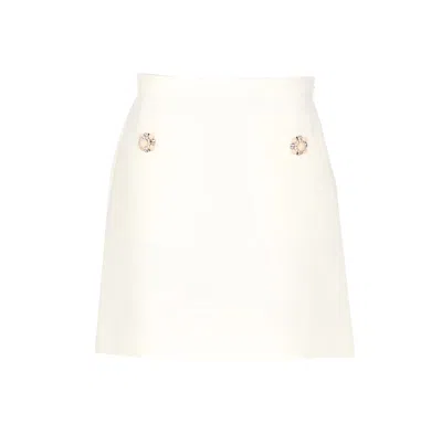 VALENTINO CREPE COUTURE MINI SKIRT