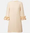 Valentino Garavani Solid Crepe Couture Minidress