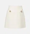 Valentino Solid Crepe Couture Skirt In White
