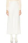 Valentino Crepe Couture Pant In Avorio