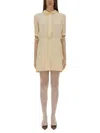 Valentino Women's Crepe Couture Short Dress In Neutral
