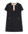 Valentino Minikleid Mit Goldfarbenen Details In Black