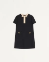 Valentino Minikleid Mit Goldfarbenen Details In Black