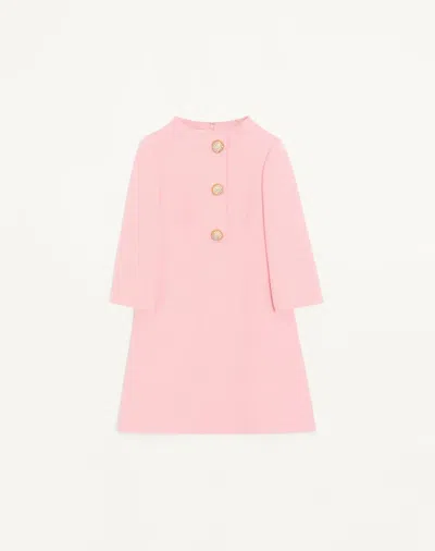 Valentino Crepe Couture Short Dress Woman Light Pink 36