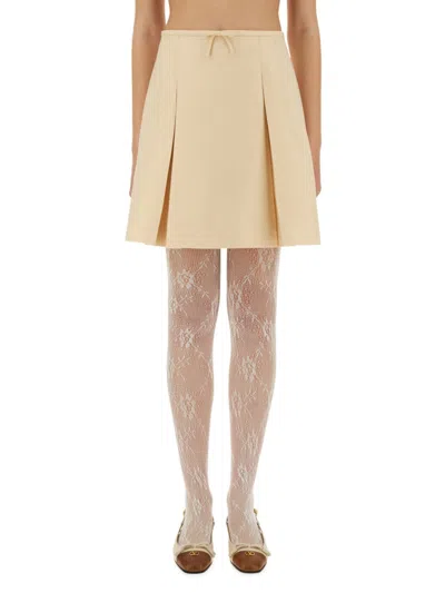 VALENTINO CREPE COUTURE SHORT SKIRT
