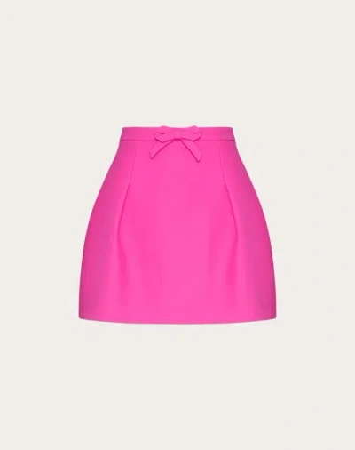 Valentino Crepe Couture Skirt Woman Pink Pp 46