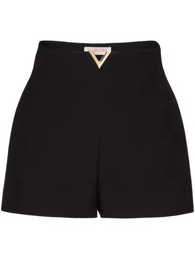 VALENTINO CREPE COUTURE TAILORED SHORTS
