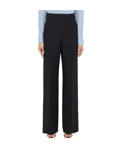 VALENTINO CREPE COUTURE TAILORED TROUSERS