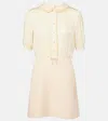 Valentino Women's Crepe Couture Short Dress In Beige
