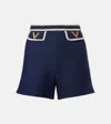 Valentino Crepe Couture Shorts